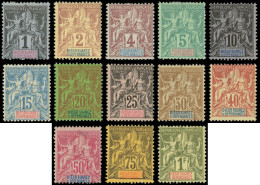 * DIEGO SUAREZ 25/37 : Série Groupe De 1893, N°29/30 Et 32/35 (*), TB - Sonstige & Ohne Zuordnung