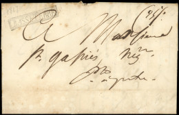 Let GUADELOUPE MP Encadré BASSETERRE S. LAC Du 21/7/1817, TB - Other & Unclassified