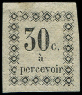 * GUADELOUPE Taxe 5 : 30c. Noir Sur Blanc, Gomme Partielle, TB - Altri & Non Classificati