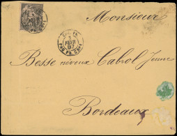 Let GUYANE CG N°54 Obl. Càd Octog. COL FR/PAQ FR C N°1 3/2/97 S. Env., Cachet Apposé à L'escale De Cayenne, TB - Otros & Sin Clasificación