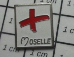 718c Pin's Pins / Beau Et Rare / MEDICAL / CROIX-ROUGE MOSELLE - Geneeskunde