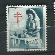 ESPAGNE - Obl - 1953 - Michel N° Z59 - Contre La Tuberculose - Used Stamps