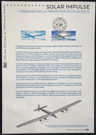 France - Document Philatélique - Premier Jour - FDC - YT N° 5505 - Solar Impulse - 2021 - 2020-…