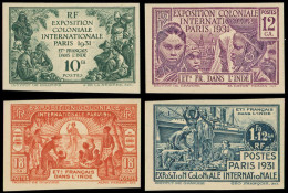 ** INDE 105/08 : Expo Coloniale, NON DENTELES, TB. Br - Other & Unclassified