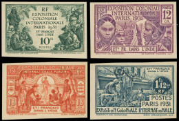 ** INDE 105/08 : Expo Coloniale, NON DENTELES, TB. Br - Andere & Zonder Classificatie