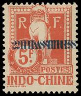 ** INDOCHINE Taxe 30a : 20p. Sur 5f. Rouge, DOUBLE SURCHARGE, TB - Altri & Non Classificati