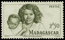 ** MADAGASCAR 309D : 2f50 Vert-olive, Betsimisaraka, NON EMIS, TB - Altri & Non Classificati
