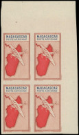 ** MADAGASCAR PA 33 : Sans La Valeur, BLOC De 4 NON DENTELE Cdf, TB - Other & Unclassified