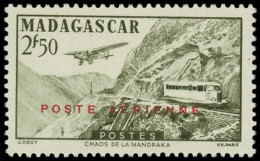 ** MADAGASCAR PA 63D : 2f50 Vert-olive, Chaos De La Mandraka, NON EMIS, TB - Other & Unclassified