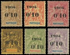 * MARTINIQUE 54/59 : Surcharge T III, 0 De 1904 DELIE, TB, Cote Maury - Altri & Non Classificati