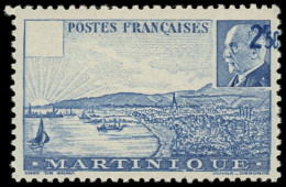 ** MARTINIQUE 189c : 2f50 Outremer, Valeur à Droite, Cartouche Vide, TB - Sonstige & Ohne Zuordnung