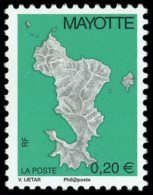 ** MAYOTTE 160A : 0,20 Vert Et Noir, Philaposte, TB - Sonstige & Ohne Zuordnung