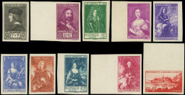 MONACO 185/94 : 1ère Série Princes, NON DENTELEE, */**, 5 Ex. Bdf, TB - Used Stamps