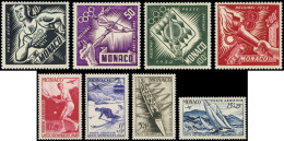 ** MONACO PA 32/35 Et 51/54 : Série J.O. De Londres Et D'Helsinki, TB - Posta Aerea