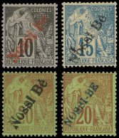 * NOSSI-BE 23/26 : Type Commerce, Surchargés De 1893, TB - Sonstige & Ohne Zuordnung
