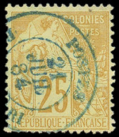 NOUVELLE CALEDONIE CG N°53 Obl. Càd Bleu Double Cercle POSTES BOULOUPARI 21/7/84, RR Et TB - Used Stamps