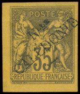 * NOUVELLE CALEDONIE 18 : 35c. Violet-noir Sur Jaune, Cdf, TB. Br - Unused Stamps