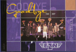 Netherlands 2007, Goodbye BZN, Prestige Stamp Booklet Stamps Cancelled - Musik