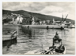 First Croatian Wooden Ferry "Bodulka" In Crikvenica Old Postcard Posted 1964  PT240401 - Croazia