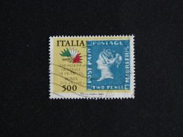 ITALIE ITALIA YT 1690 OBLITERE - ITALIA 85 EXPOSITION PHILATELIQUE TIMBRE SUR TIMBRE - 1981-90: Used