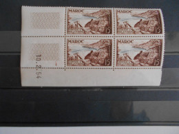 MAROC YT 329  BARRAGE DE BINE EL OUIDANE Coin Date 10.2.54** - Unused Stamps