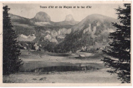 Tourd D'Aï Et De Mayen Et Le Lac D'Aï, Oblitérées. Leysin 21.2.1931 - Morcles