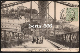 Porto * Tabuleiro Inferior Da Ponte Luís I * Nº 147 Edição Emilio Biel * Circulado 1907 - Porto