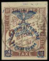 NOUVELLE CALEDONIE Taxe 15 : 2f. Marron, Obl., TB. C - Timbres-taxe