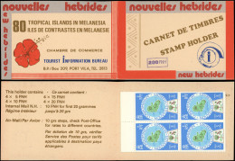 ** NOUVELLES HEBRIDES Carnet C495 : 4 Timbres N°495/98, TB - Autres & Non Classés