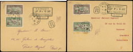 Let SAINT PIERRE ET MIQUELON 3 Env. Rec. Avec Cachet GOUVERNEMENT "P.P." 030 Et Càd St PIERRE Et MIQUELON 1926, TB - Cartas & Documentos