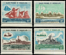 ** SAINT PIERRE ET MIQUELON 410/13 : Assistance à La Grande Pêche, Bdf, TB - Unused Stamps