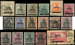 SARRE 1/17 (sf. 14A) : La Série Obl., TB - Used Stamps