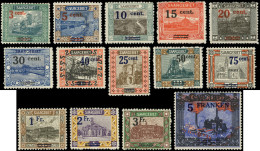 ** SARRE 69/82 : Série Surchargée De 1921, TB - Unused Stamps