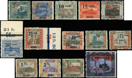 SARRE 69/82 : Série Surchagée De 921, * Et **, TB - Used Stamps