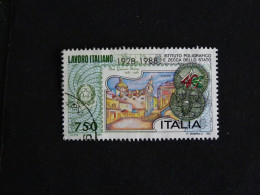 ITALIE ITALIA YT 1797 OBLITERE - IMPRIMERIE D'ETAT DE LA MONNAIE BILLET TIMBRE PIECE - 1981-90: Afgestempeld