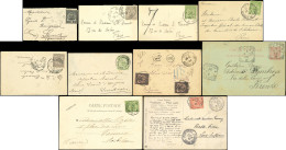 Let TUNISIE Régence De Tunis, 14 Documents, Affranchissements Et Oblitérations Divers, 1895-1920, TB - Sonstige & Ohne Zuordnung