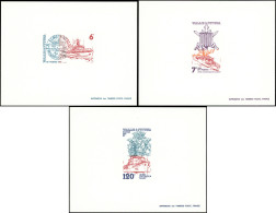 WALLIS ET FUTUNA 348/50 : Marine Nationale, 3 Epreuves De Luxe, TB - Used Stamps