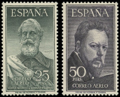 ** ESPAGNE PA 262/63 : Célébrités 1953, TB, Certif. Comex - Neufs