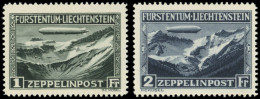* LIECHTENSTEIN PA 7/8 : Voyage Du Zeppelin 1931, TB - Aéreo