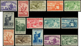 * LUXEMBOURG 259/73 :  Secours Aux Intellectuels, Sur FA, TB - Unused Stamps
