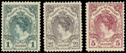 * PAYS-BAS 61/63 : 1g. Vert, 2 1/2g. Violet-gris Et 5g. Lilas-brun, TB - Nuevos