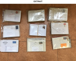 Let Collection De Plus De 1700 Lettres, Cartes Postales, Toutes Différentes Et Affranchies Avec Un Seul Timbre Et Au Tar - Colecciones (en álbumes)