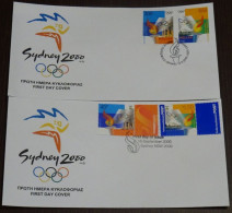 Greece 2000 Joint Issue Sydney Olympic Games Unofficial FDC - FDC