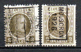 3722 Voorafstempeling Op Nr 191 - MOESKROEN 1926 MOUSCRON - Positie A & B - Rollo De Sellos 1920-29