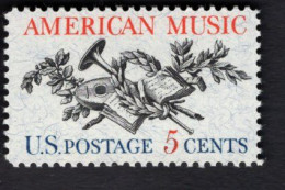 202329084 1964 SCOTT 1252 (XX)  POSTFRIS MINT NEVER HINGED -  AMERICAN MUSIC - Unused Stamps