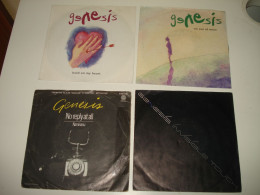 B14/  Lot De 4 Vinyles  SP - 7" -  Genesis - Rock