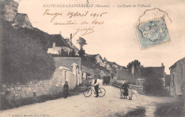 HAUTE-ISLE (Val-d'Oise) - Chantemerle - Chantemesle (Hameau) - Route De Vétheuil - Voyagé 1905 (2 Scans) Elbeuf - Haute-Isle