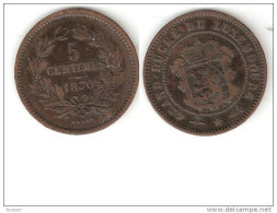 *luxembourg  5 Centimes 1870  Km 22.1 Vf !! - Luxemburg