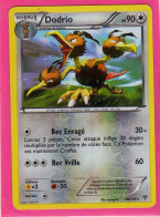 Carte Pokemon Francaise 2013 Noir Et Blanc Tempete Plasma 100/135 Dodrion 90pv Reverse Bon Etat - Noir & Blanc