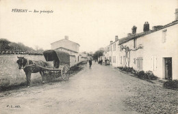 Périgny * La Rue Principale Du Village * Attelage - Andere & Zonder Classificatie